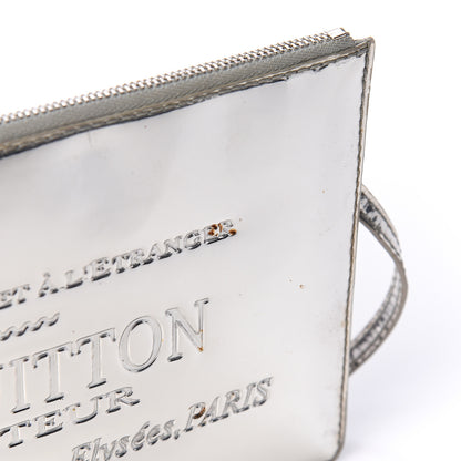 Louis Vuitton Monogram Miroir Inventeur Pochette Plat Silver 8 of 9