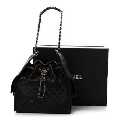 Chanel Caviar Quilted Medium Chanel 25 Handbag Black 12 of 12
