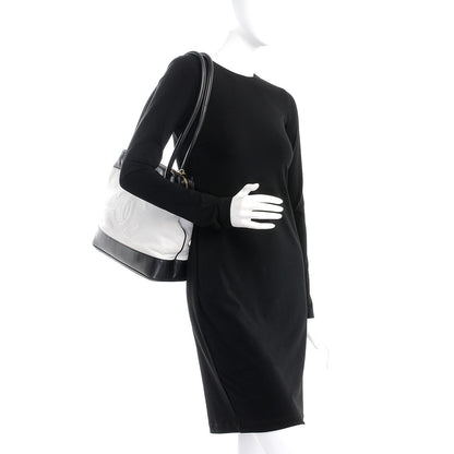 Chanel Lambskin CC Tote Black White 12 of 20