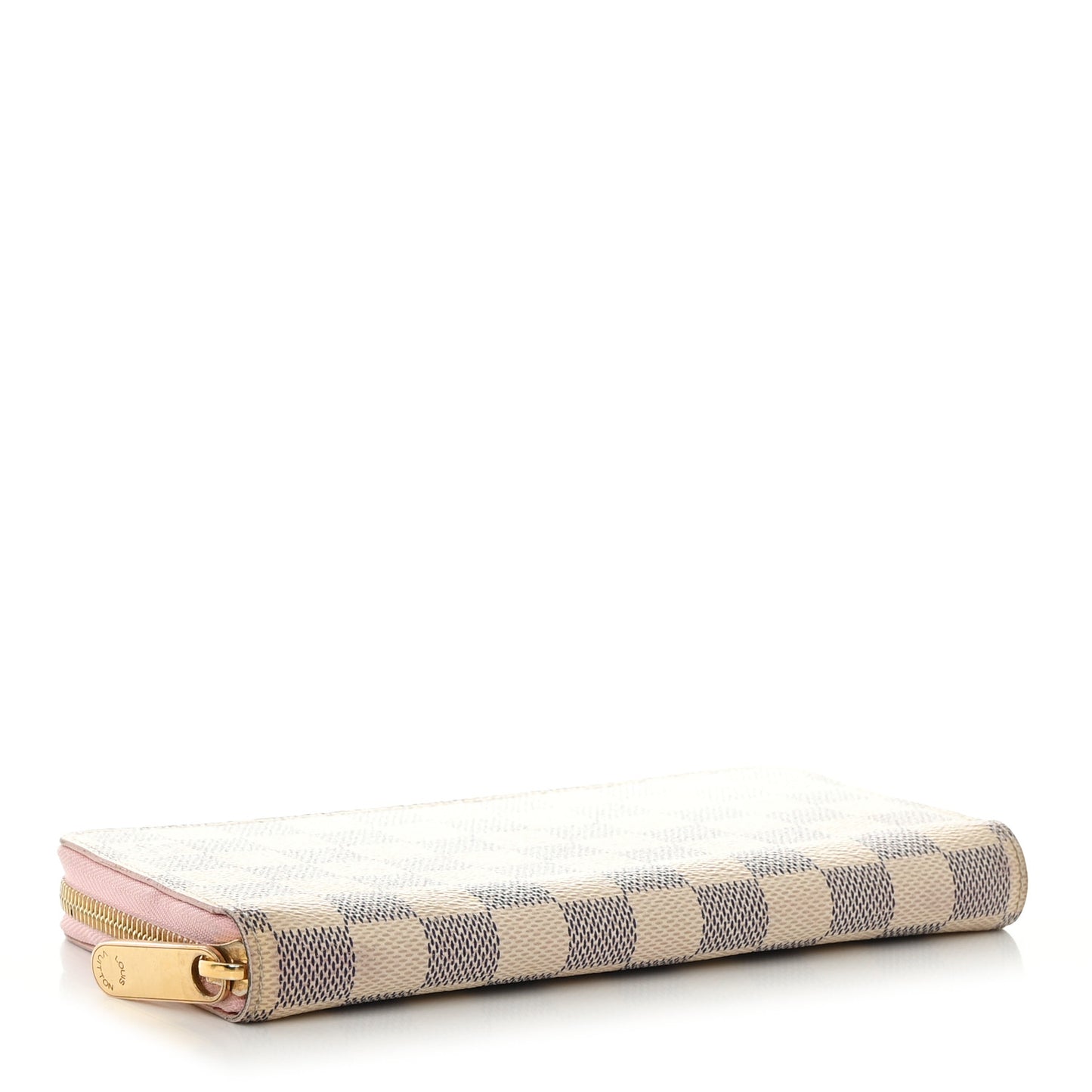 Damier Azur Zippy Wallet Rose Ballerine
