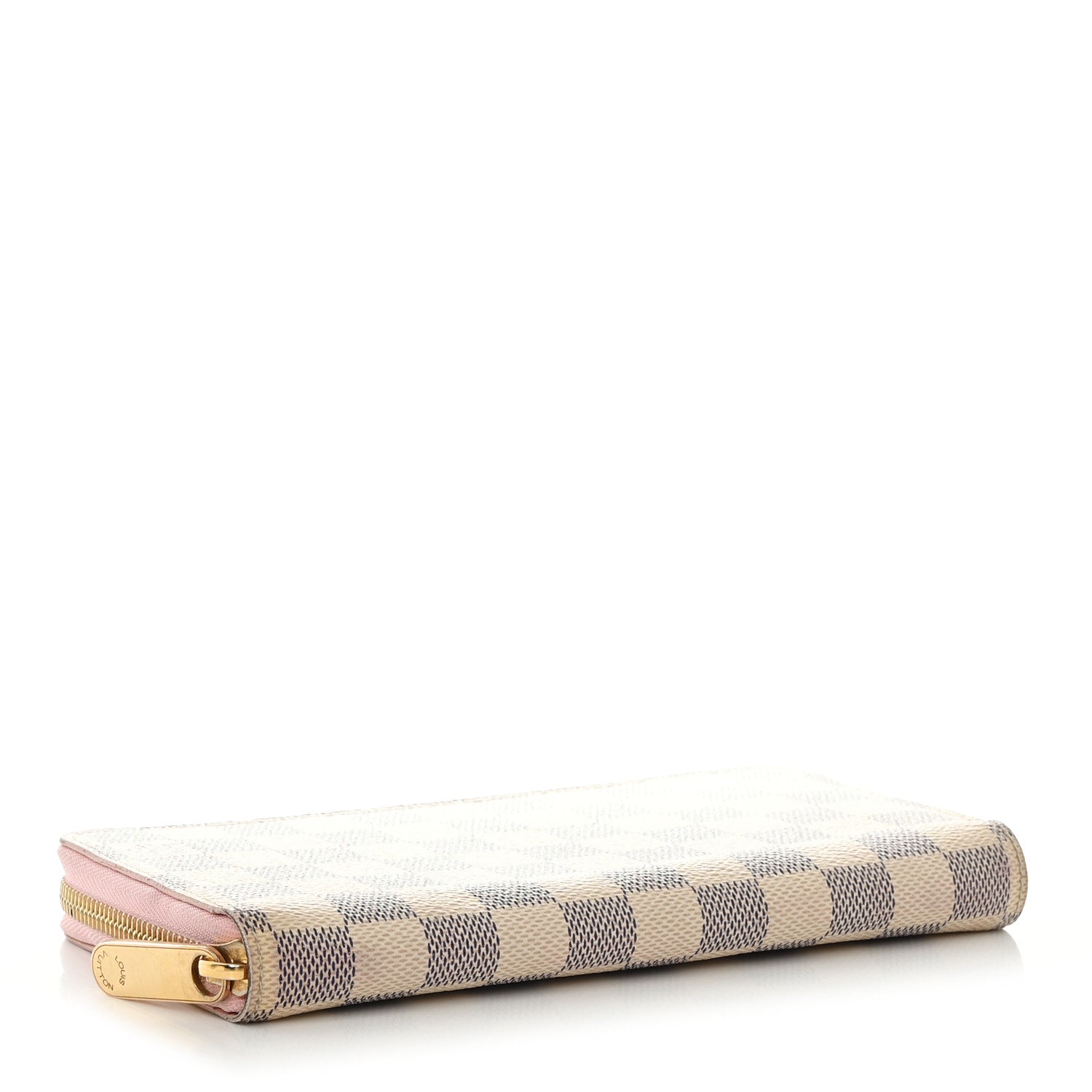Louis Vuitton Damier Azur Zippy Wallet Rose Ballerine 4 of 9
