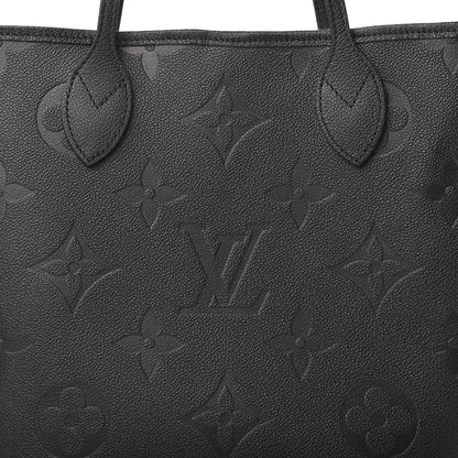 Louis Vuitton Empreinte Monogram Giant Neverfull MM Black 9 of 9