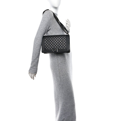 Chanel Caviar Quilted New Medium Boy Flap So Black 2 of 11