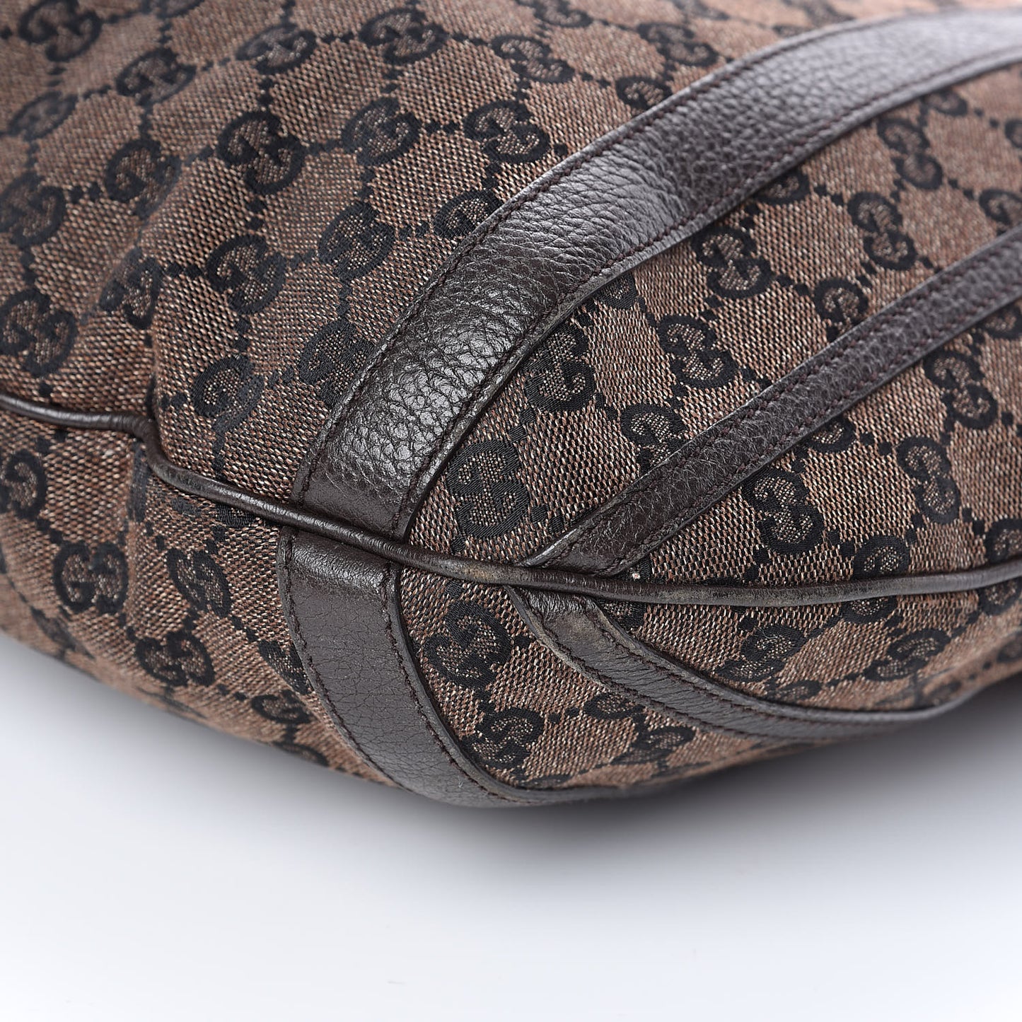 Monogram Medium Abbey Convertible Tote Dark Brown