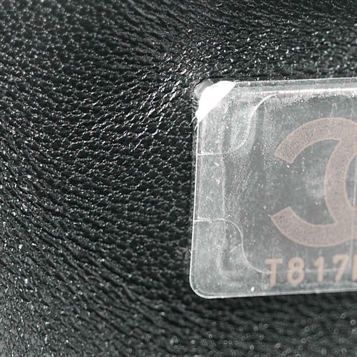 Sequin Houndstooth Small Flap Black White