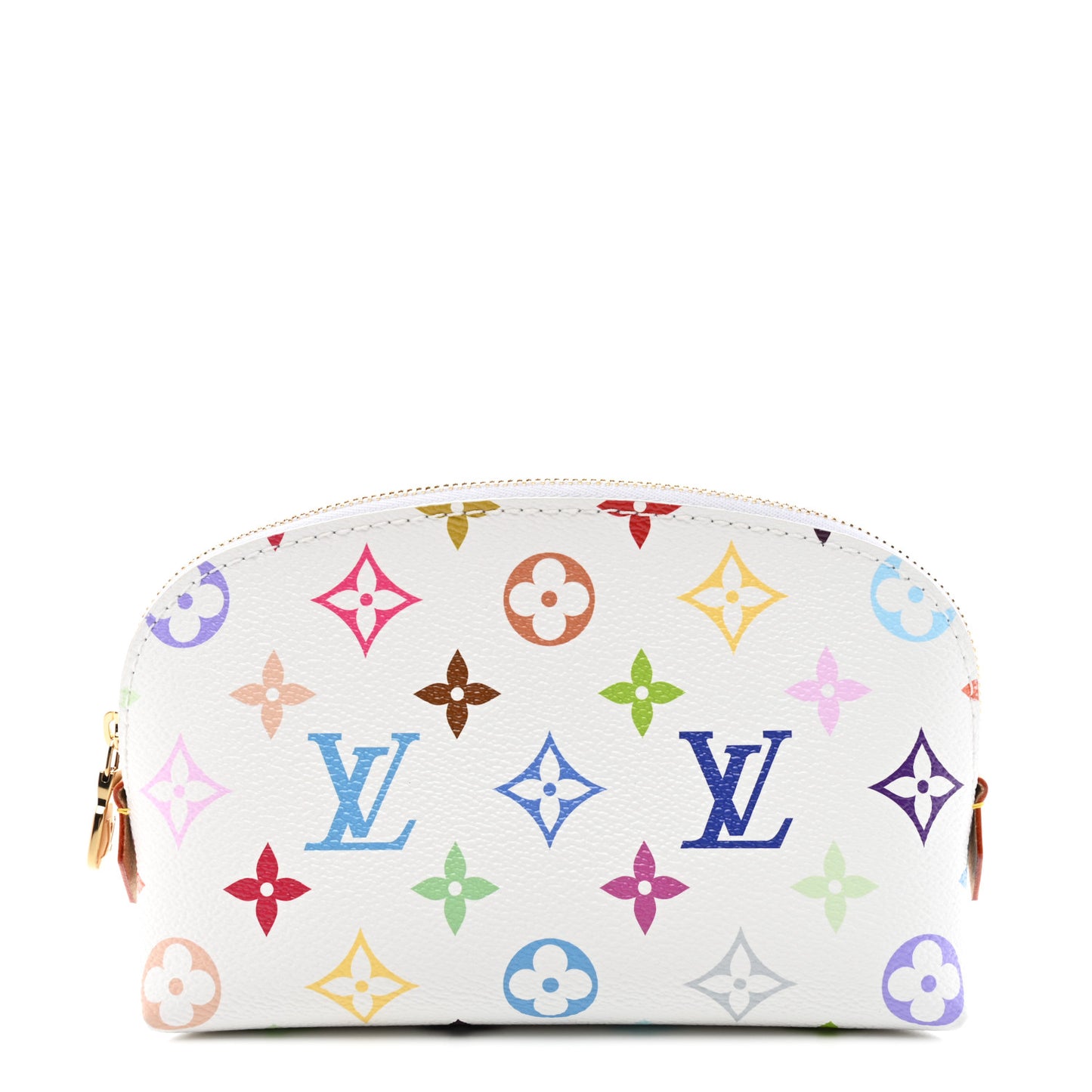 LV x TM Monogram Multicolor Cosmetic Pouch PM White