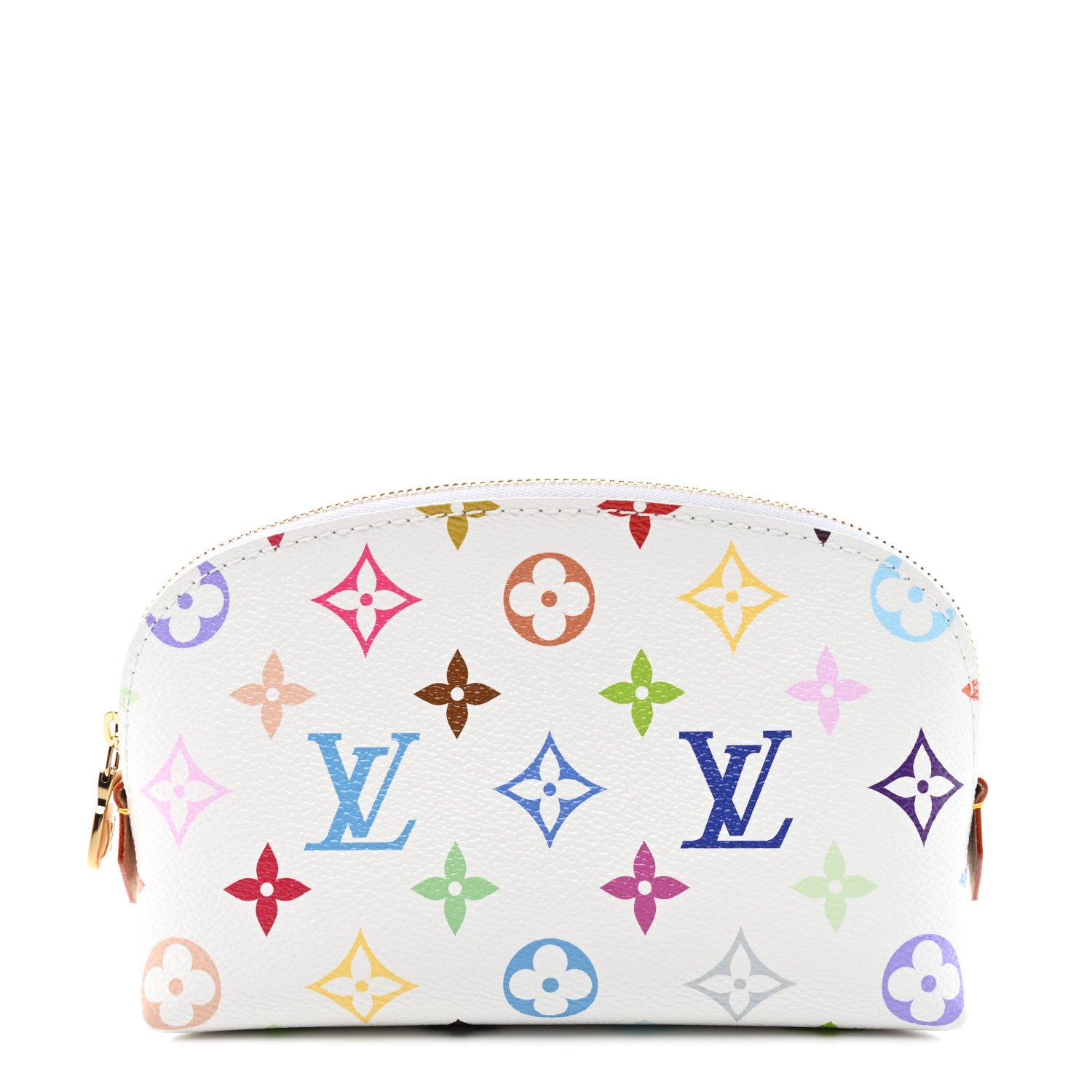 Louis Vuitton LV x TM Monogram Multicolor Cosmetic Pouch PM White 1 of 7