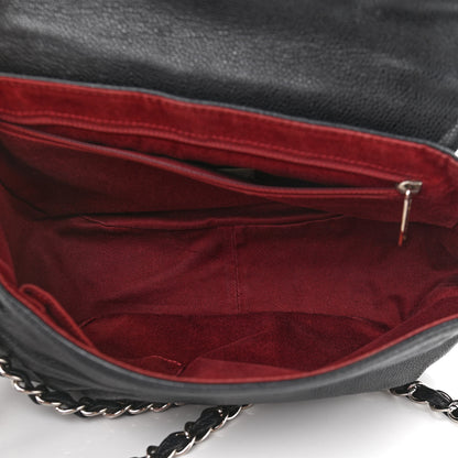 Chanel Caviar Half Moon Large Flap Black 5 of 13