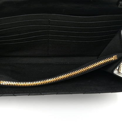 Versace Lambskin Quilted Medusa Wallet On Chain Crossbody Black 13 of 23