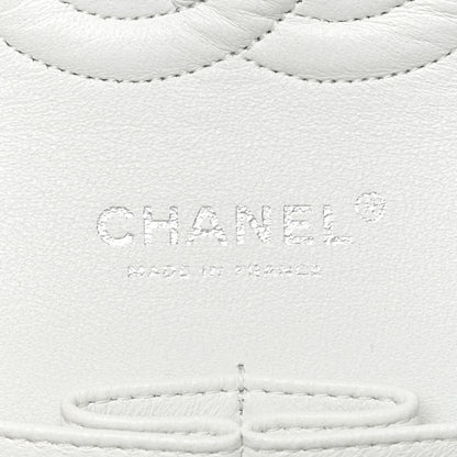 Chanel Caviar Quilted Medium Double Flap White 6 of 14