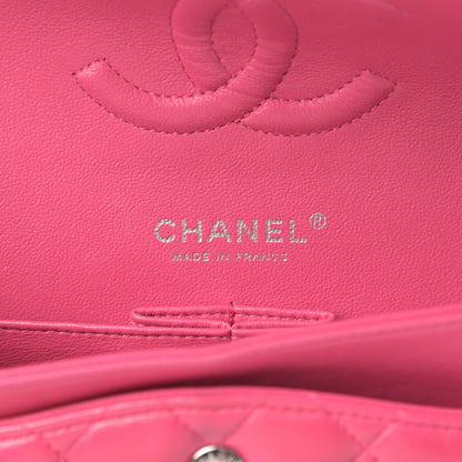 Chanel Lambskin Quilted Medium Double Flap Fuchsia 6 of 19