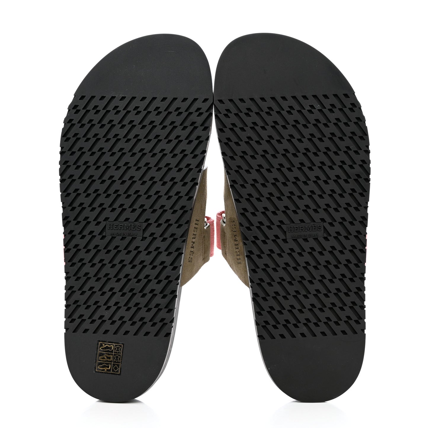 Suede Goatskin Womens Chypre Sandals 40.5 Toundra Rose Du Desert