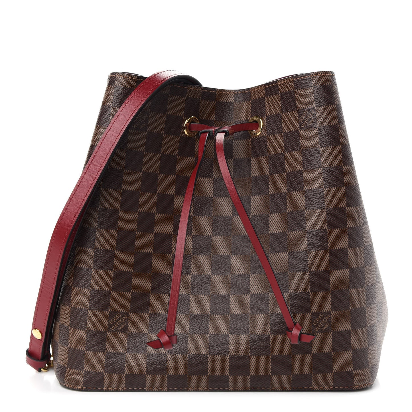 Damier Ebene Neonoe MM Cherry Berry