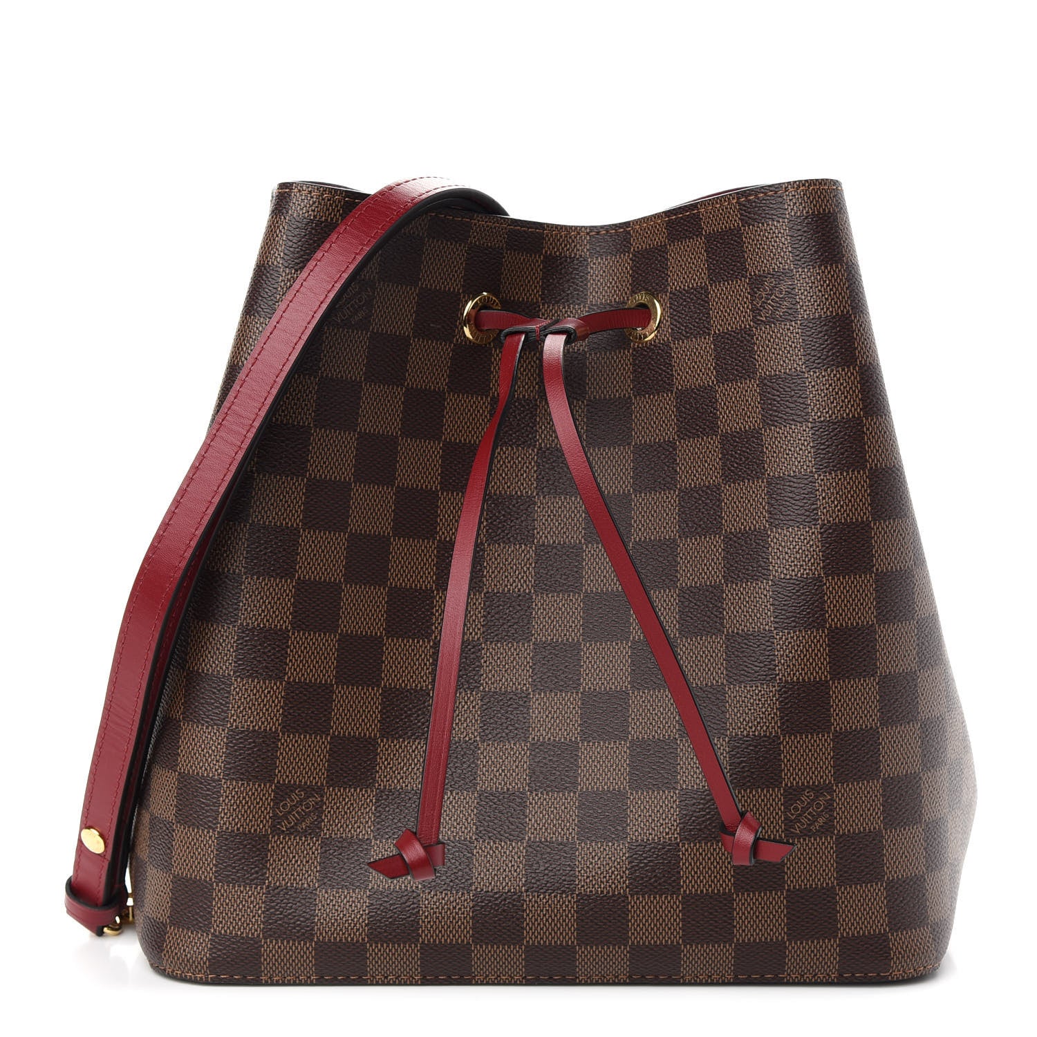 Louis Vuitton Damier Ebene Neonoe MM Cherry Berry 1 of 9