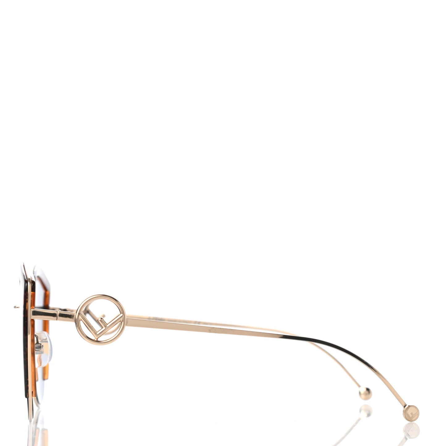 Metal Acetate F is Fendi FF Cat Eye Sunglasses FF 0290/S Blue Havana
