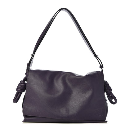 Loewe Calfskin Flamenco Knot Flap Bag Violet 1 of 16