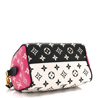 Louis Vuitton Empreinte Monogram Spring in the City Speedy Bandouliere 20 Black White Pink 4 of 9