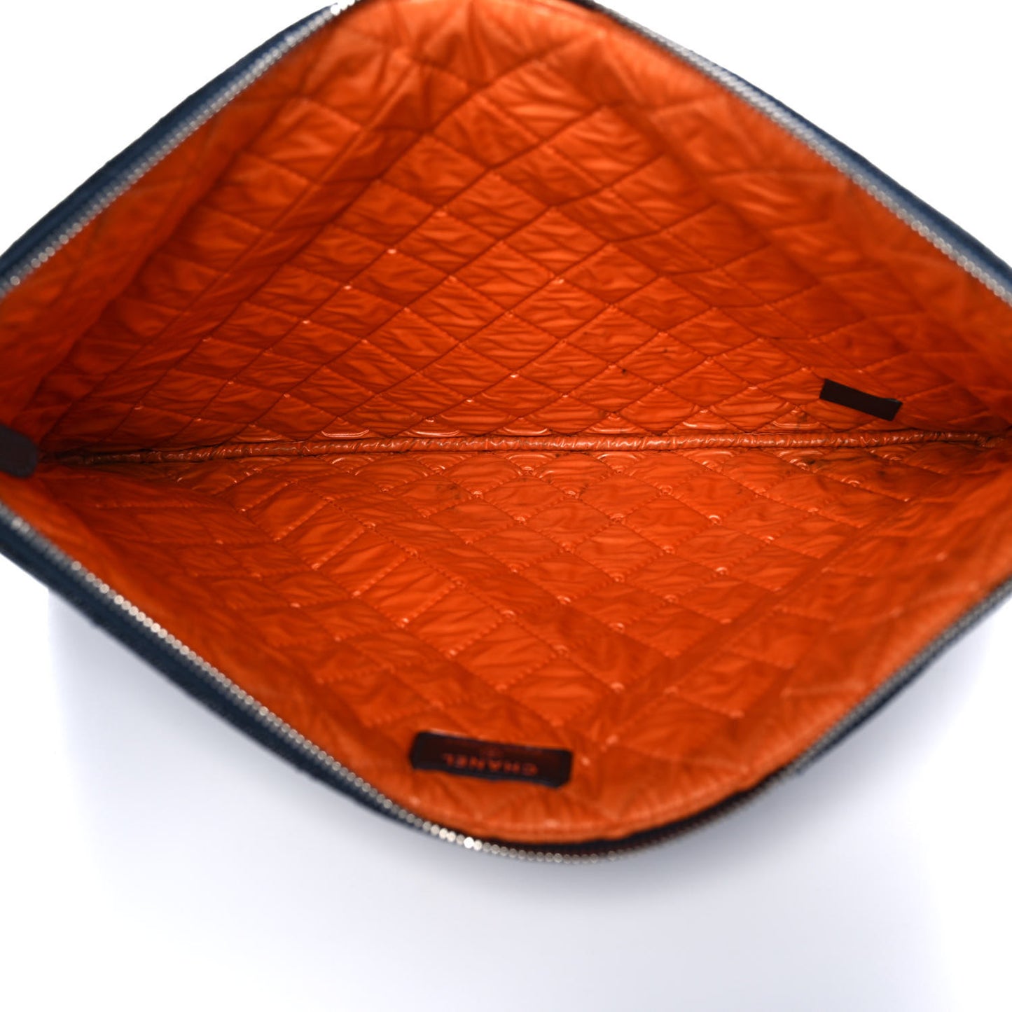 Denim Medium Deauville Cosmetic Pouch Blue Orange