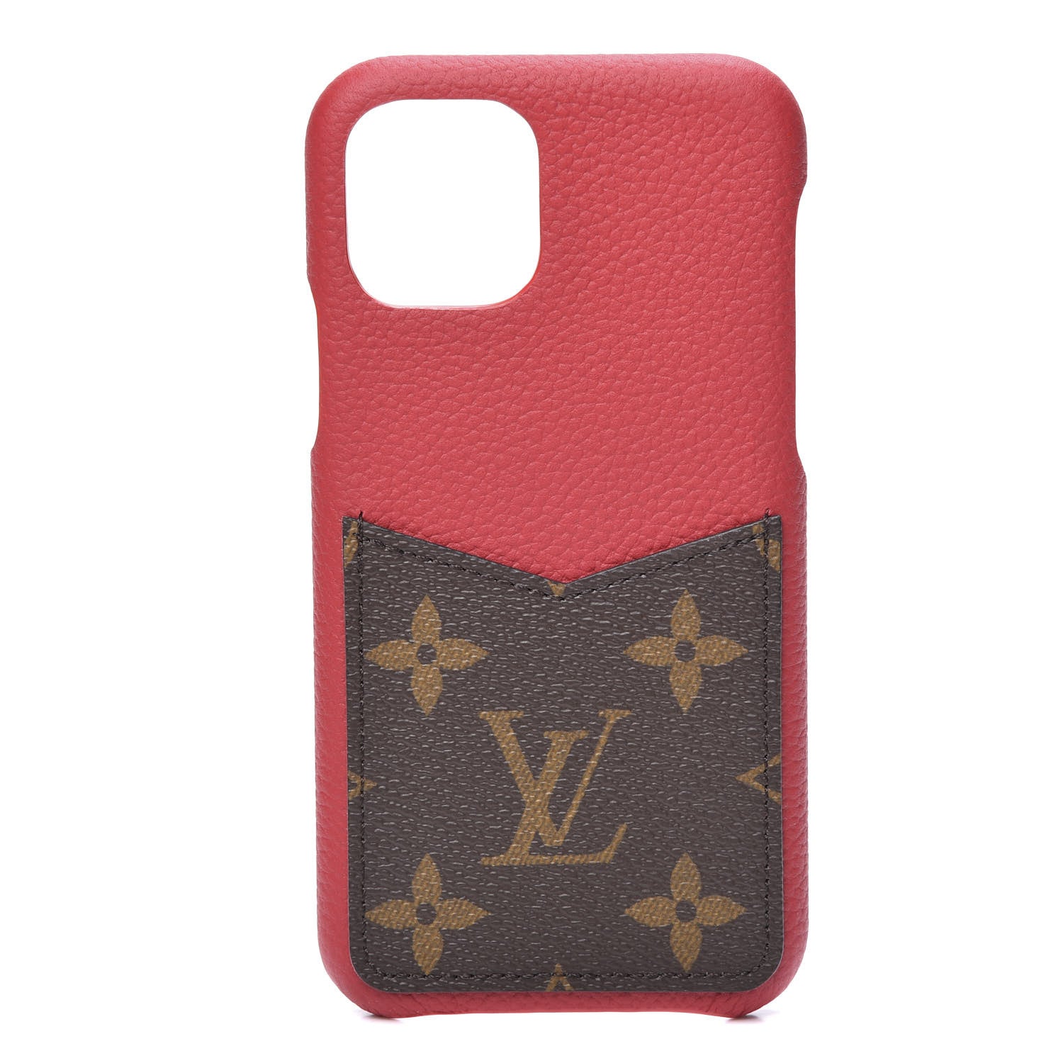 Louis Vuitton Calfskin Monogram iPhone 11 Pro Max Bumper Scarlet 1 of 9