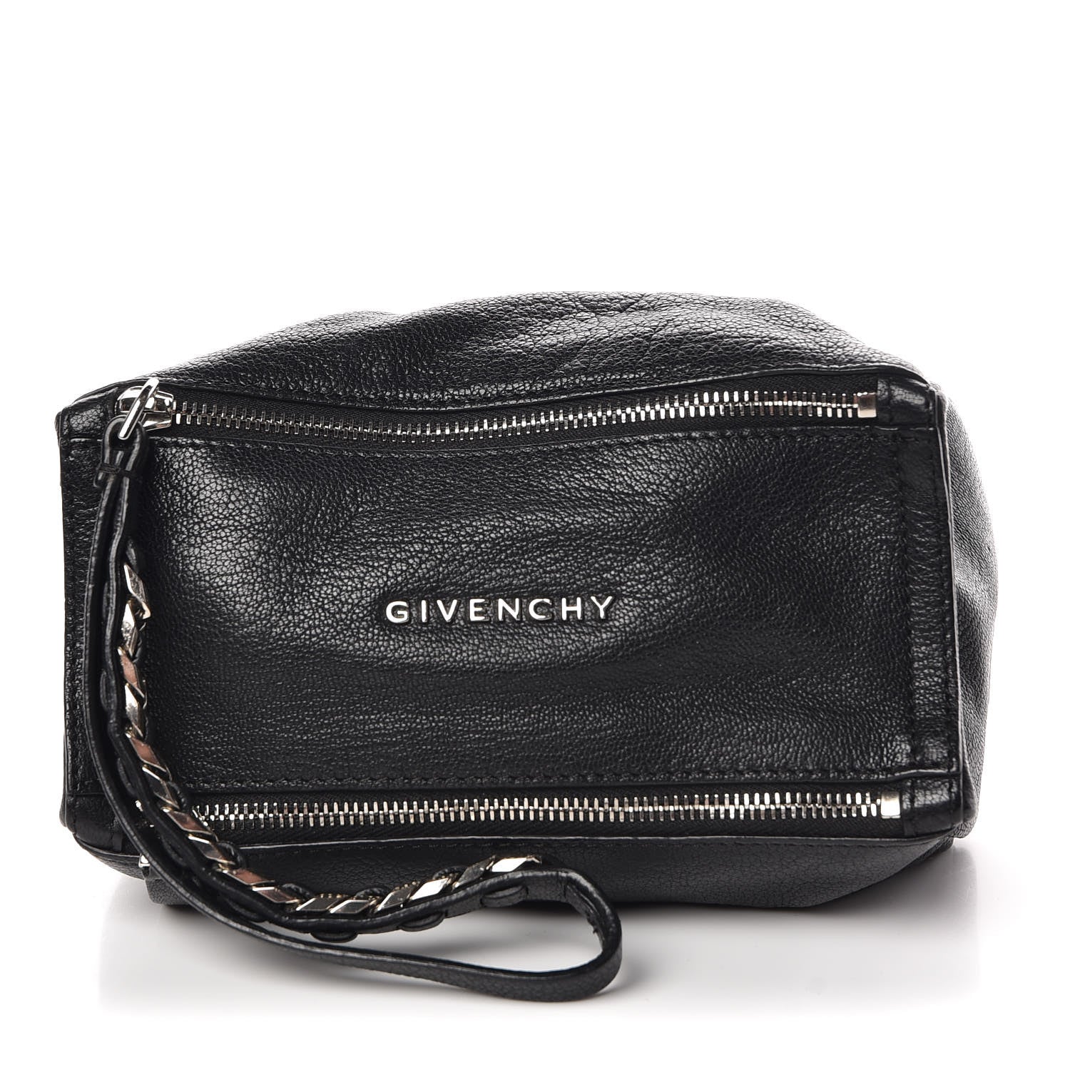 Givenchy Sugar Goatskin Pandora Wristlet Black 1 of 7