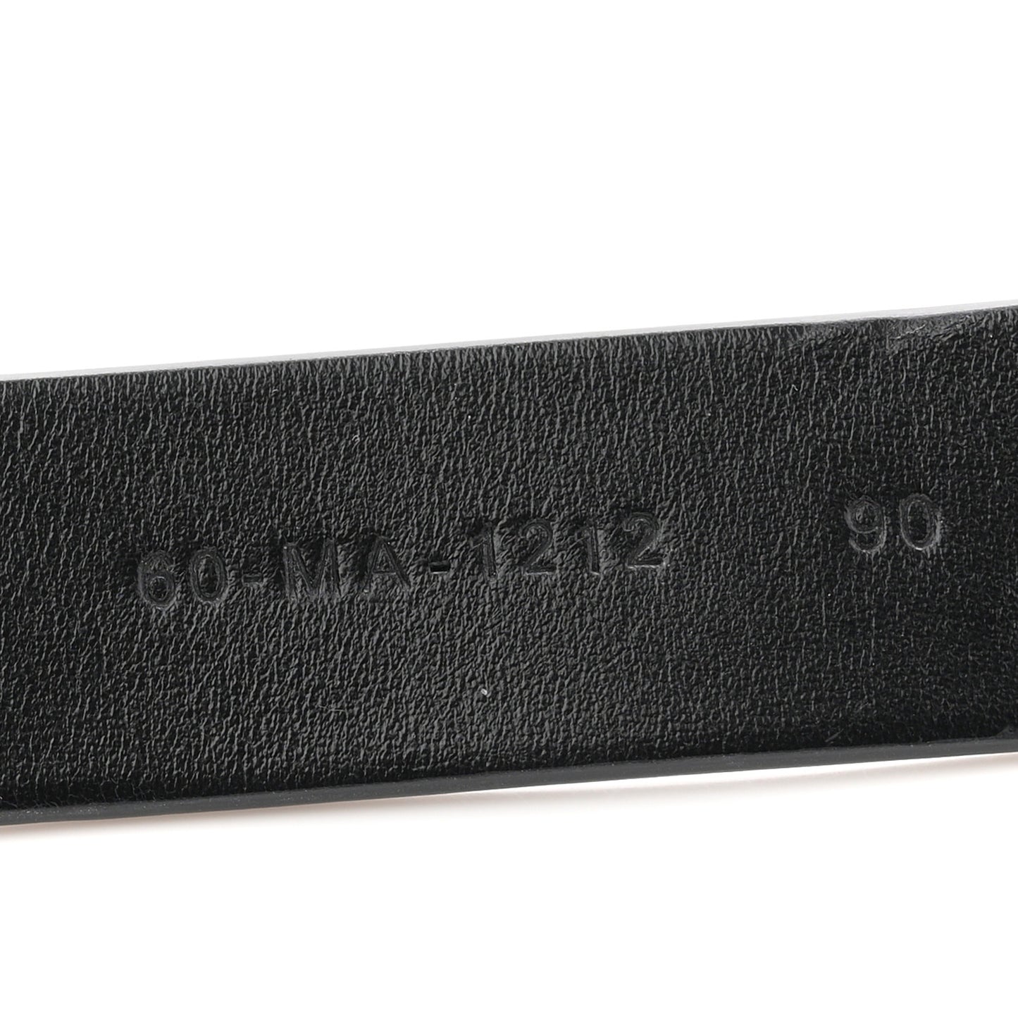 Calfskin 90 36 Saddle Belt Black