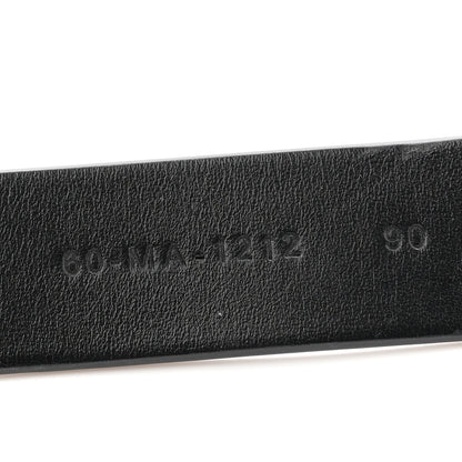 Christian Dior Calfskin 90 36 Saddle Belt Black 6 of 8