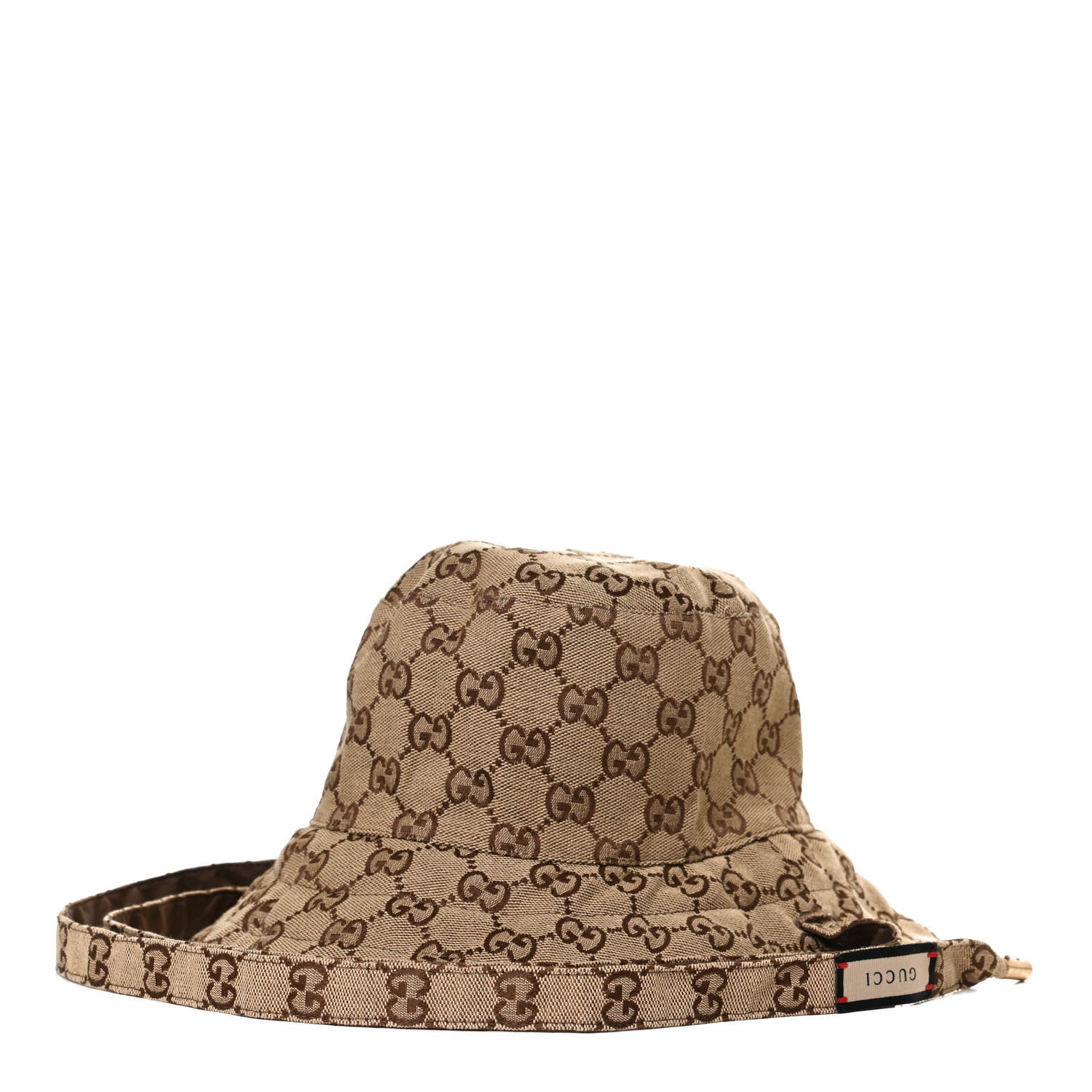 Gucci Canvas Monogram Reversible Bucket Hat M Brown 8 of 14