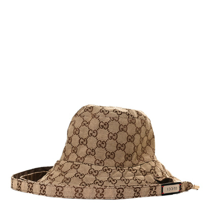 Gucci Canvas Monogram Reversible Bucket Hat M Brown 8 of 14