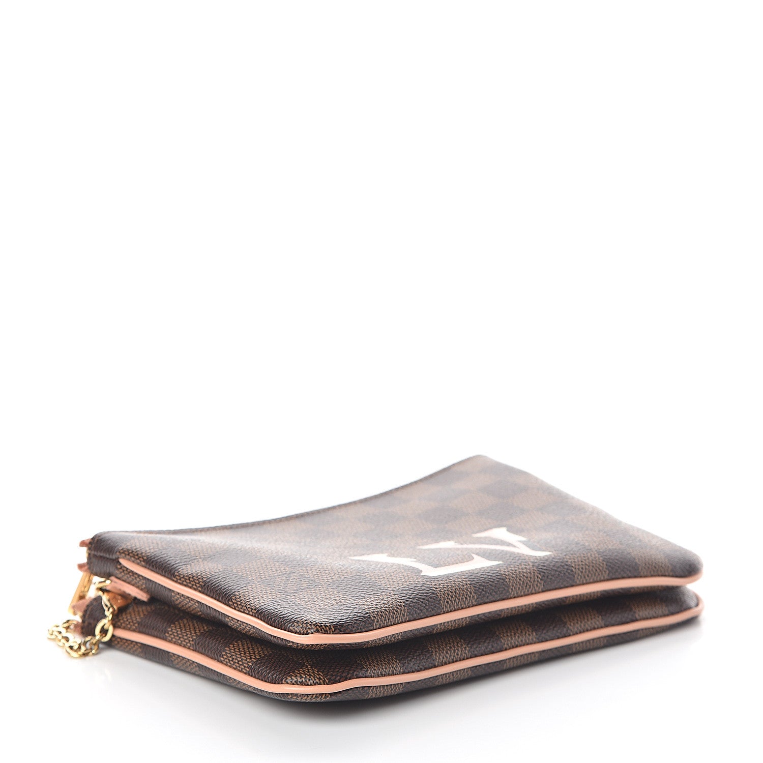 Louis Vuitton Damier Ebene Double Zip Pochette 3 of 9