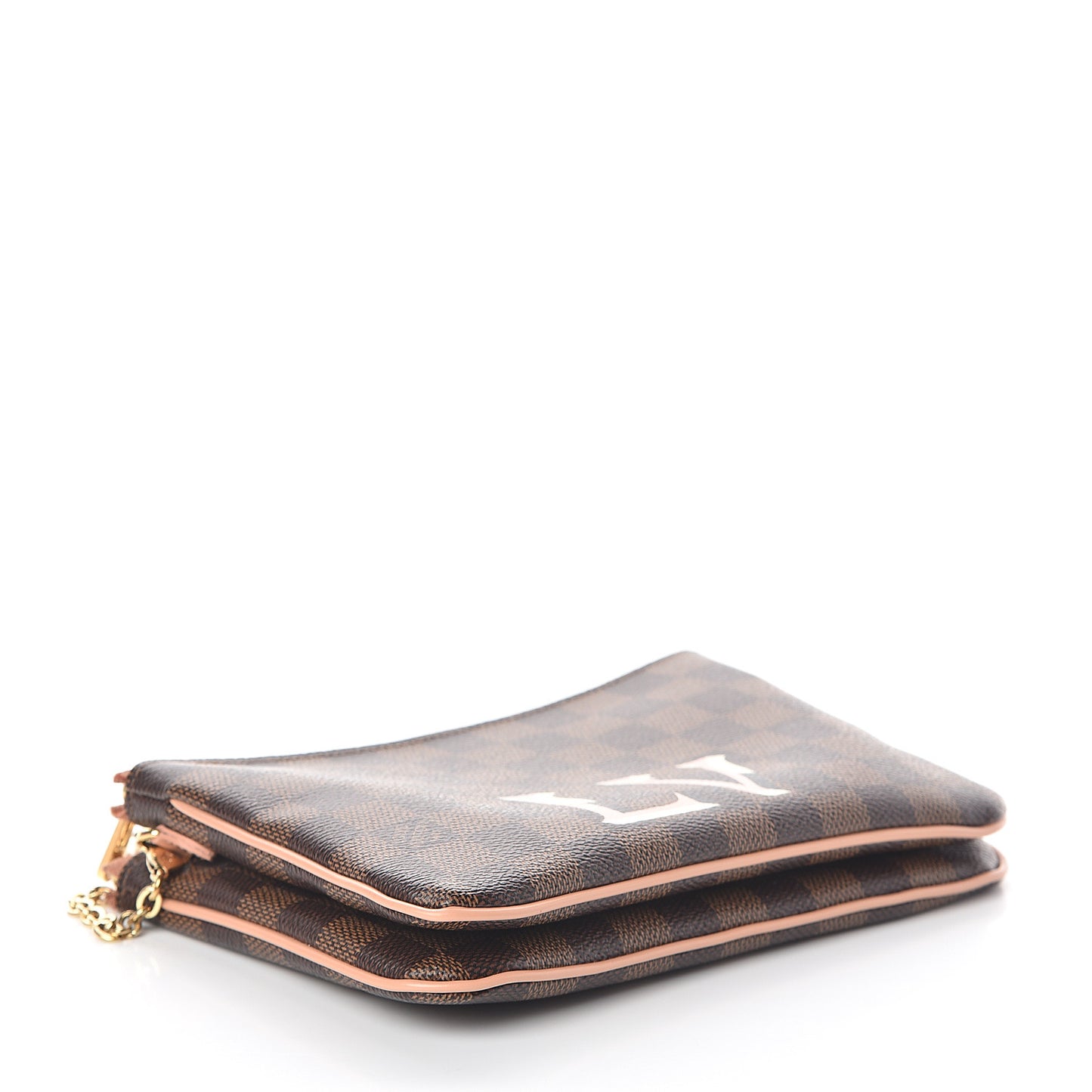 Damier Ebene Double Zip Pochette