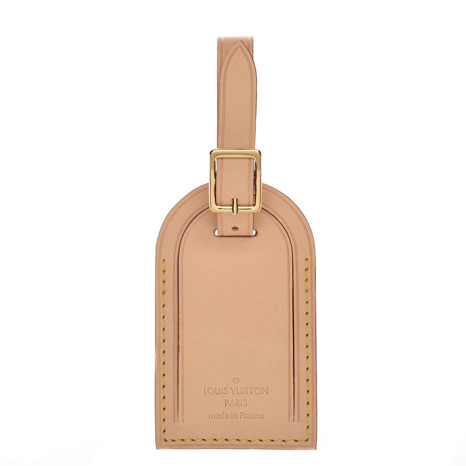 Louis Vuitton Statue of Liberty VVV Vachetta Luggage Tag 1 of 4