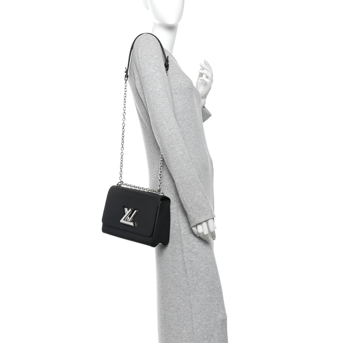 Epi Twist Shoulder Bag MM Black