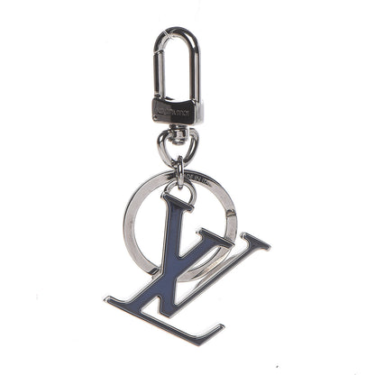 Louis Vuitton LV Initials Inlay Key Chain Holder Blue 1 of 3