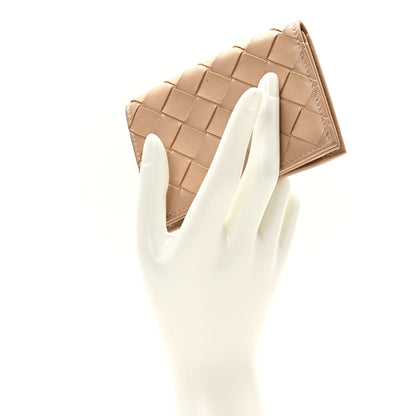 Bottega Veneta Nappa Intrecciato Card Holder Almond 2 of 8