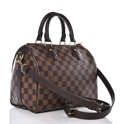 Louis Vuitton Damier Ebene Speedy Bandouliere 25 2 of 9
