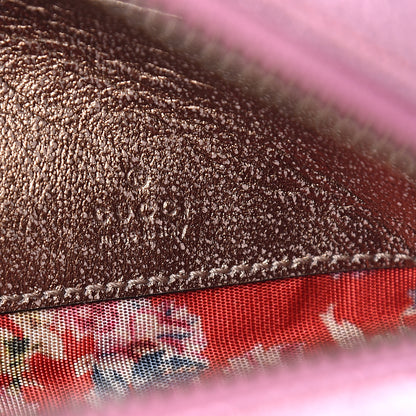 Gucci Laminated Nappa Trapuntata Mini Zumi Dome Shoulder Bag Rosa Lago Rame 6 of 9