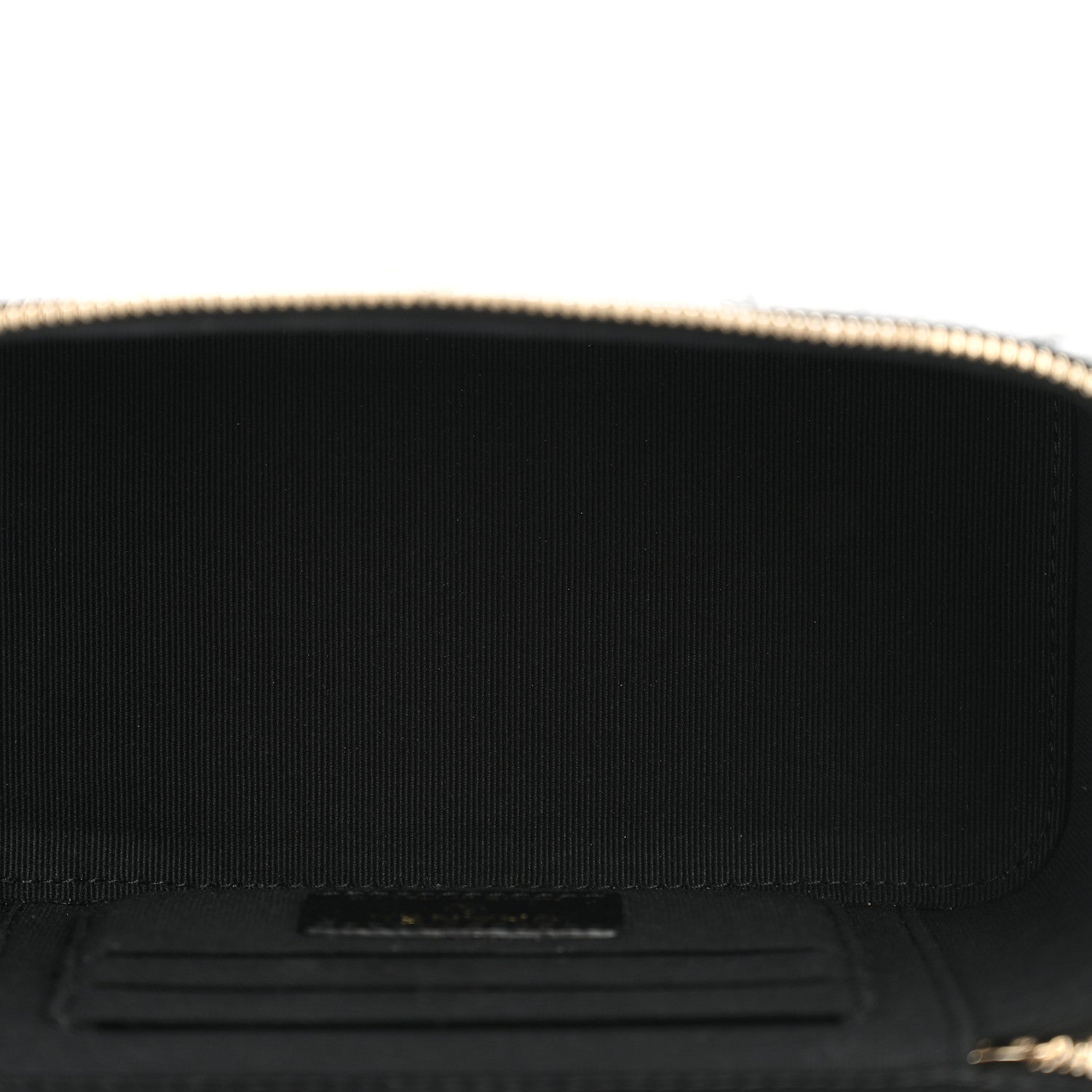 Chanel Caviar Quilted Small Tiny CC Vanity Case With Chain Black 5 of 11