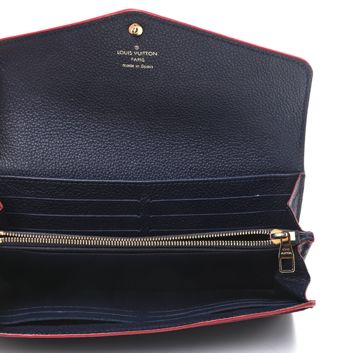 Louis Vuitton Empreinte Sarah Wallet NM Marine Rouge 5 of 9