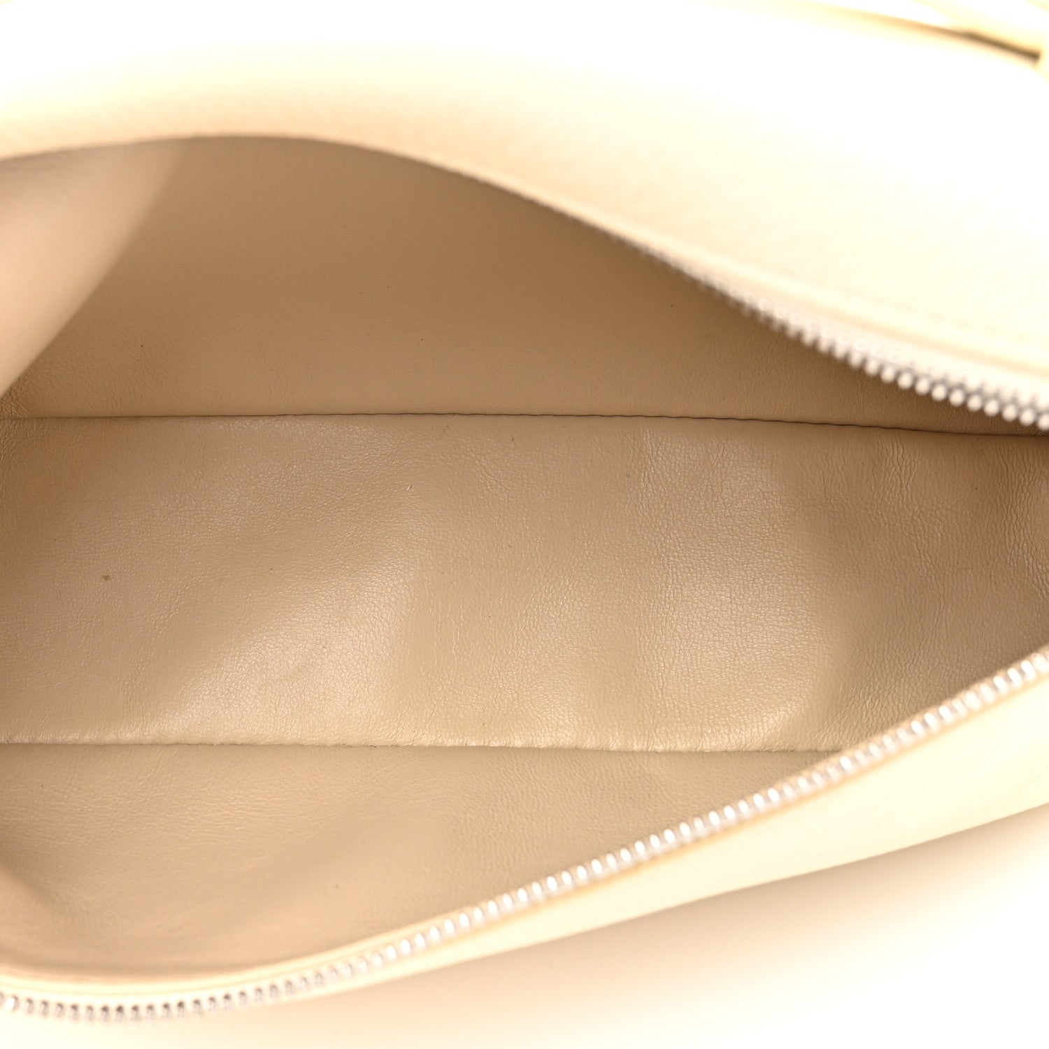 Loro Piana Grained Calfskin L19 Extra Pocket Pouch Whisper White 5 of 13