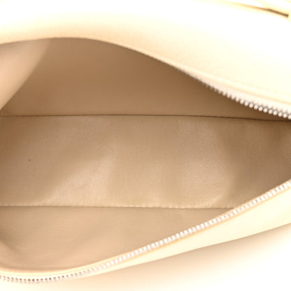 Loro Piana Grained Calfskin L19 Extra Pocket Pouch Whisper White 5 of 13