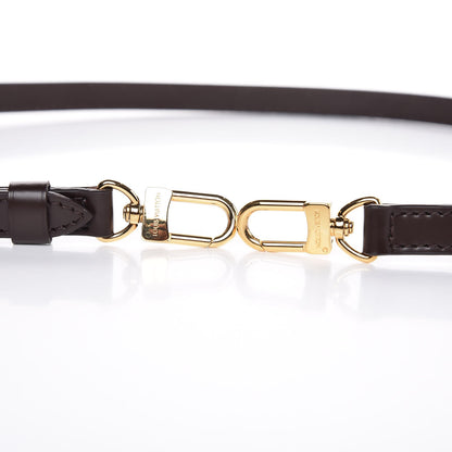 Louis Vuitton Calfskin Adjustable Speedy Bandouliere Shoulder Strap Brown 4 of 4