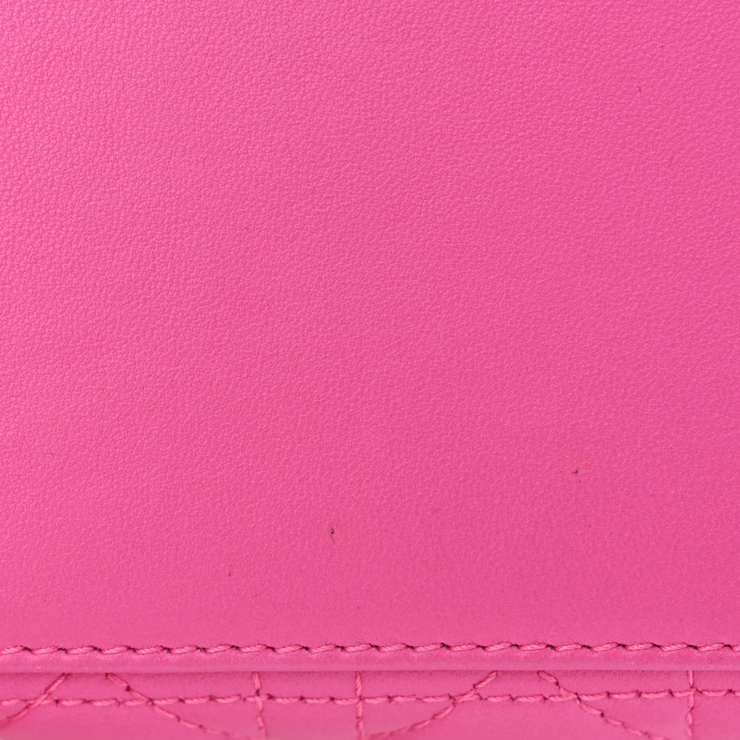 Lambskin Cannage Medium Lady Dior Pink