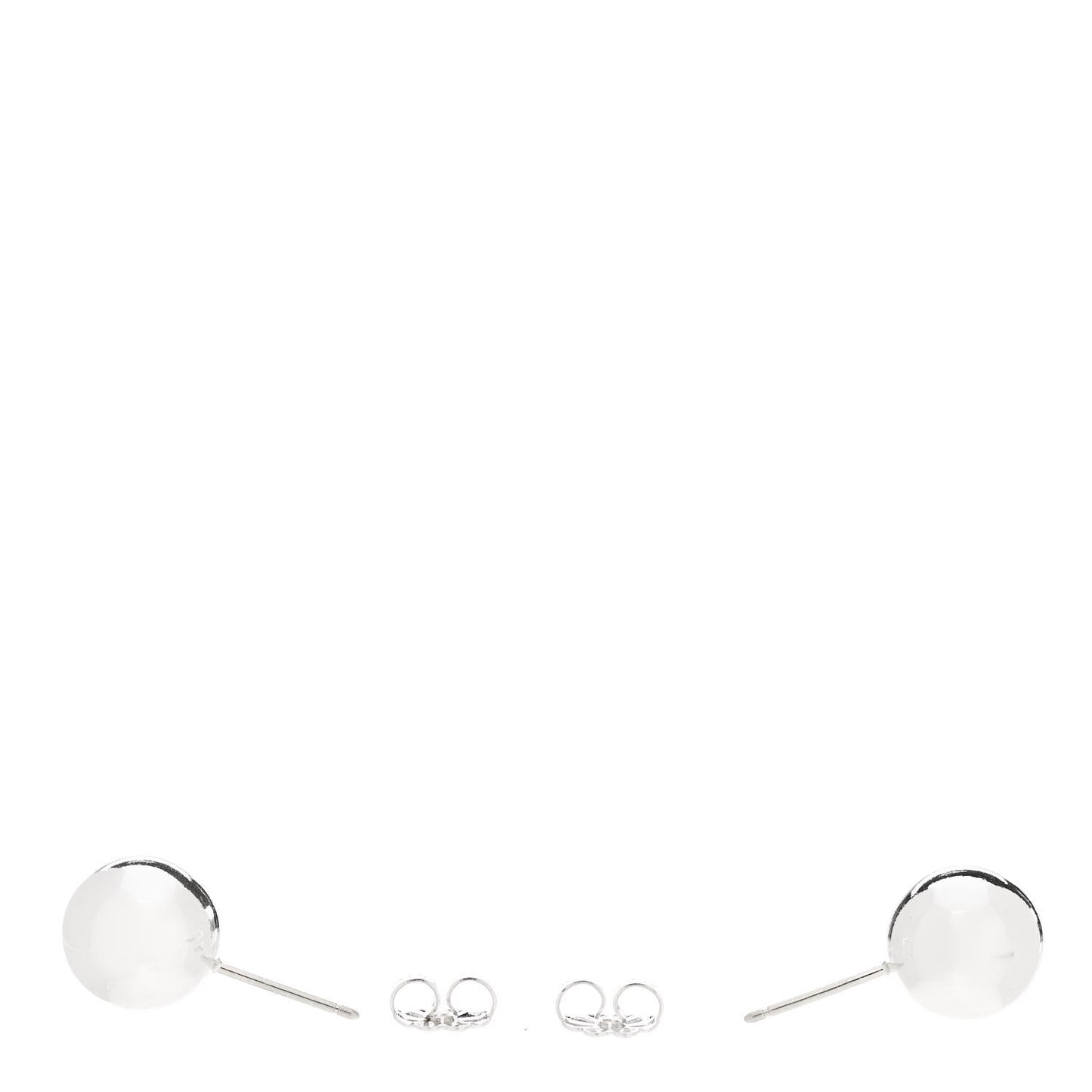 Sterling Silver 10mm Hardwear Ball Earrings