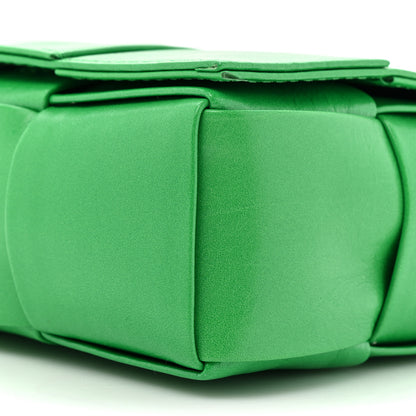 Bottega Veneta Paper Calfskin Maxi Intreccio Extra Mini Cassette Crossbody Bag Parakeet 8 of 11