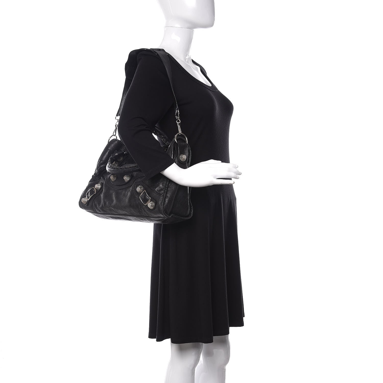 Balenciaga Agneau Giant 21 Silver Hardware City Black 2 of 14