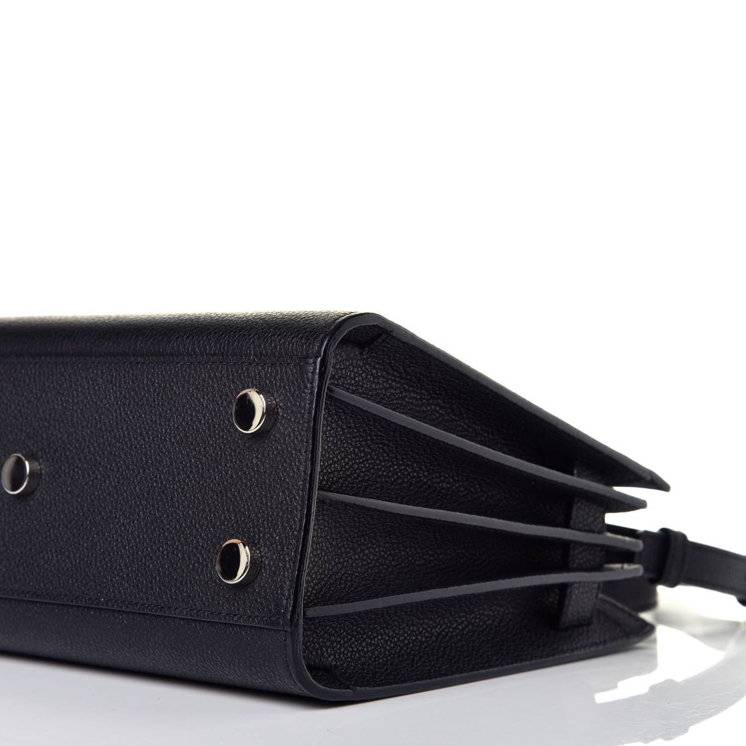 Saint Laurent Grained Calfskin Nano Sac De Jour Black 9 of 9