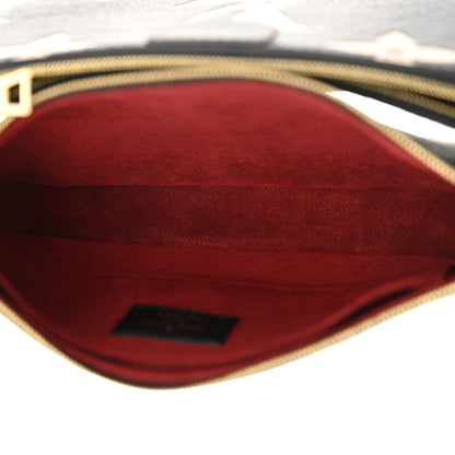 Louis Vuitton Empreinte Monogram Giant Multi Pochette Accessories Black Beige 5 of 9