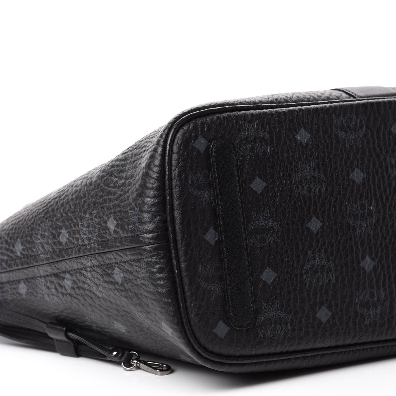 MCM Visetos Medium Liz Reversible Shopper Tote Black 6 of 15