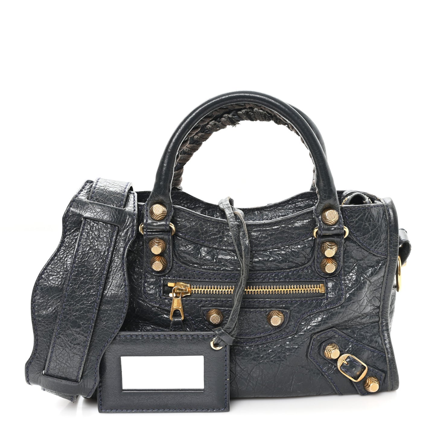Agneau Giant 12 Gold Hardware Mini City Anthracite