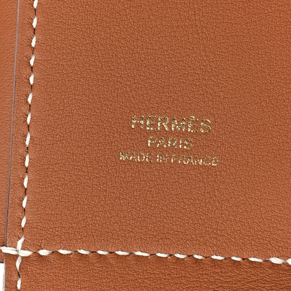 Hermes Swift Shearling Kelly Pocket Plush Shoulder Strap Gold 4 of 6